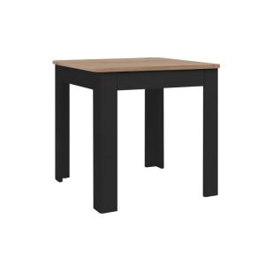 Table à manger avec plateau carré 80x80 cm - Effet Chêne et…