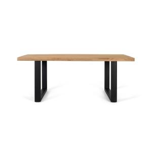 Table à manger avec plateau rectangulaire en bois de mangui…