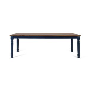 Table à manger avec plateau rectangulaire en bois de mangui…