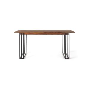 Table à manger avec plateau rectangulaire en palissandre