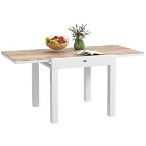Table à manger de jardin pour 6 personnes extensible, 60x80…