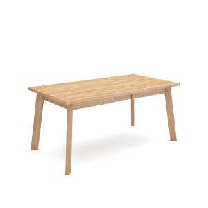 Table à manger effet bois de chêne 167x90x75cm