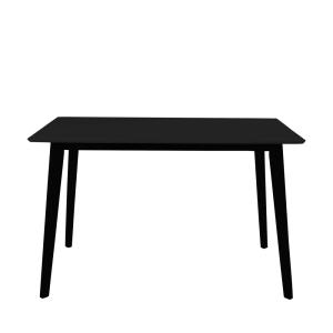 Table à manger en bois 120x70cm noir