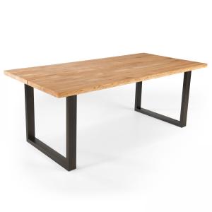 Table à manger en bois 160 x 95 x 75 cm