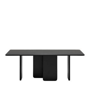 Table à manger en bois 200x100cm noir