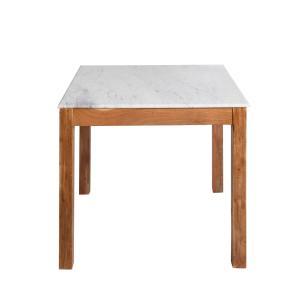 Table à manger en bois blanc 90x76 cm
