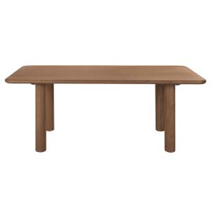 Table à manger en bois d'acacia massif marron 6 personnes L…