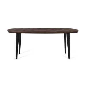 Table à manger en bois de manguier aux coins arrondis, 200…