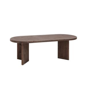 Table à manger en bois de sapin marron 160x75cm