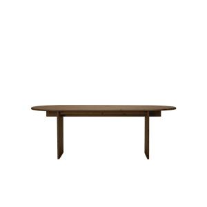Table à manger en bois de sapin marron, 220 cm