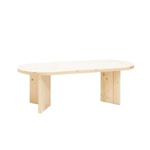 Table à manger en bois de sapin naturel, 180 cm
