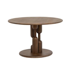 Table à manger en bois marron 120 cm