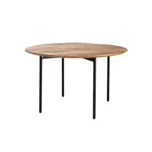 Table à manger en bois marron 130x76 cm