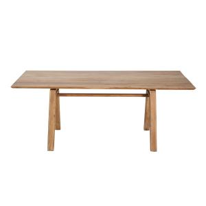 Table à manger en bois marron 203x102 cm