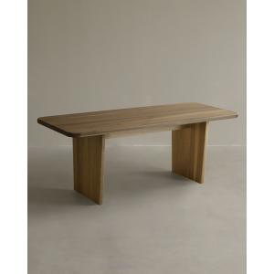 Table à manger en bois massif de peuplier 180x80cm