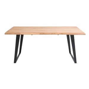 Table à manger en bois noir 175.5 cm