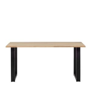 Table à manger en bois piétement en U 180x90cm naturel