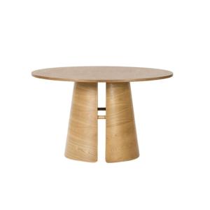 Table à manger en bois ronde pieds central 137cm CEP nature…