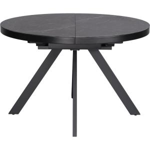 Table à manger en Ceramique 4 personnes Gris Anthracite