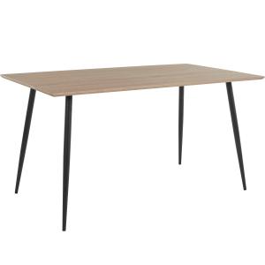 Table à manger en effet chêne 6 personnes L140