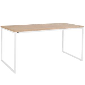 Table à manger en effet chêne blanc 8 personnes L180