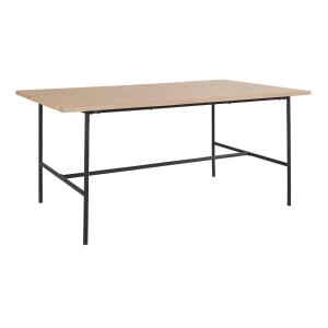 Table à manger en effet chêne noir 8 personnes L180