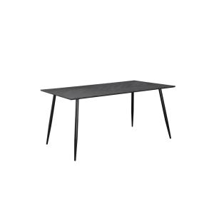 Table à manger en effet chevrons/aspect chêne gris 8 person…