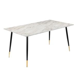 Table à manger en effet marbre 6 personnes L120