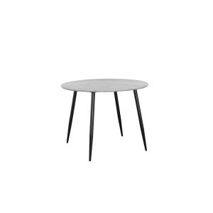 Table à manger en effet pierre / noir 4 personnes D100