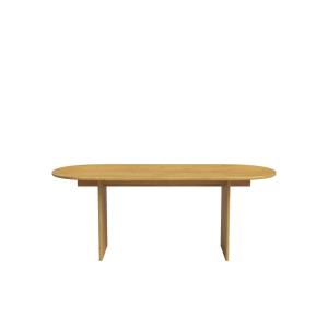 Table à manger en sapin marron clair 160 cm