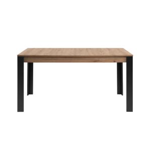 Table à manger extensible 150-200x80x75 cm décor chêne et n…