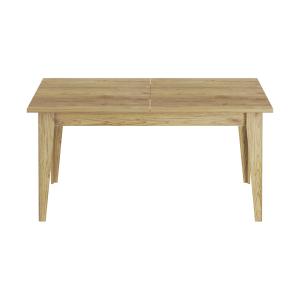 Table à manger extensible 160/200 cm brun clair