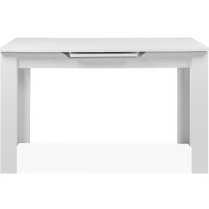 Table à manger extensible 4/6 personnes blanche