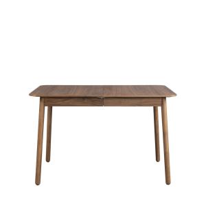 Table à manger extensible 4 à 6 personnes - Bois foncé