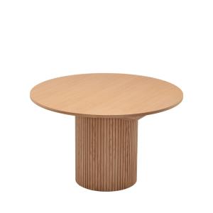 Table à manger extensible 4 à 6 personnes ø120-160x120cm -…