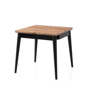 Table à manger extensible 4 personnes style industriel bois…