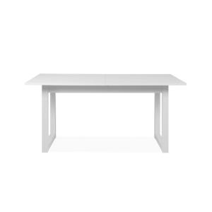 Table à manger extensible 6/8 pers. L160/200 cm - Blanc