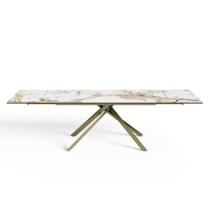 Table à manger extensible 8-10 personnes pandora et pieds d…