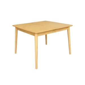 Table à manger extensible bois d'hévéa et placage chêne nat…