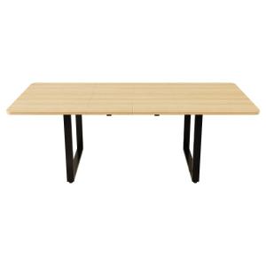 Table à manger extensible couleur chêne 140/180/220 cm