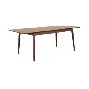 Table à manger extensible couleur noyer 8 places