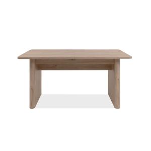 Table à manger extensible de 160 à 200 cm effet chêne et no…