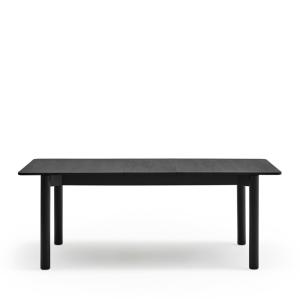 Table à manger extensible en bois 200-160 x 95cm noir