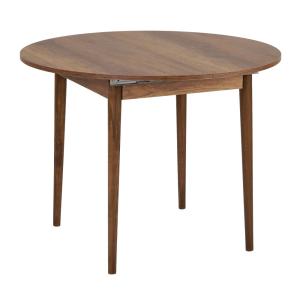 Table à manger extensible en bois marron 100 x 100 x 75 cm
