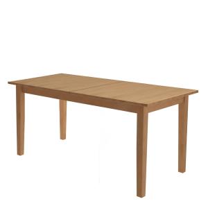 Table à manger extensible en pin ciré 6 à 10 personnes L160…