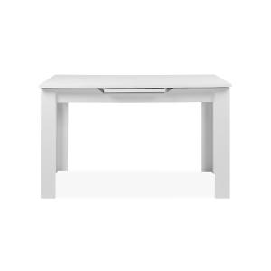 Table à manger extensible L125-165 cm - Blanc