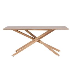 Table à manger moderne en bois 180x90 cm PIZE naturel 90x18…