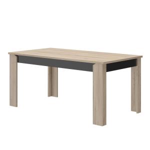 Table à manger noire naturelle