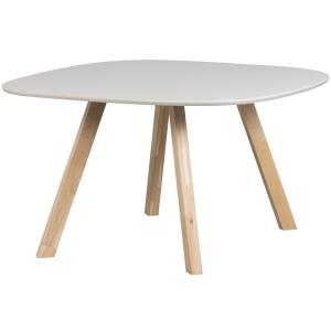 Table à manger organique en frêne 4 personnes, 130x130 cm
