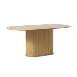 Table à manger ovale 180 cm bois